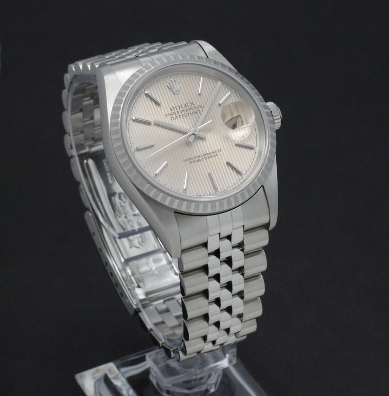 Rolex Datejust 16220 - 2001 - Rolex horloge - Rolex kopen - Rolex heren horloge - Trophies Watches