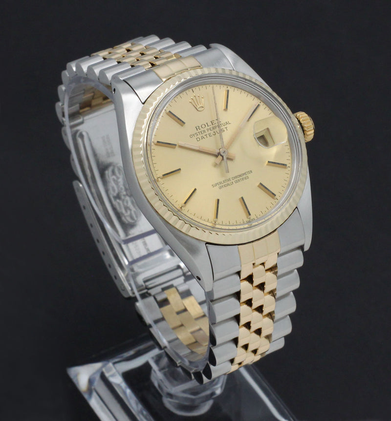 Rolex Datejust 16013 - 1986 - Rolex horloge - Rolex kopen - Rolex heren horloge - Trophies Watches