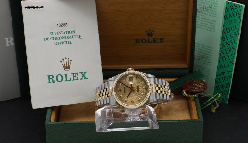 Rolex Datejust 16233G - 2001 - Rolex horloge - Rolex kopen - Rolex heren horloge - Trophies Watches