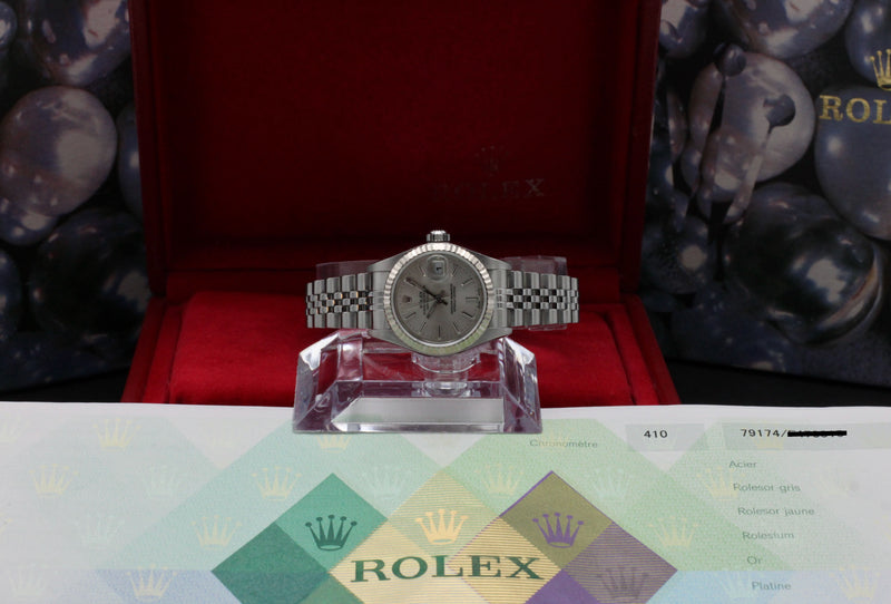 Rolex Oyster Perpetual Lady Datejust 79174 - 2004 - Rolex horloge - Rolex kopen - Rolex dames horloge - Trophies Watches