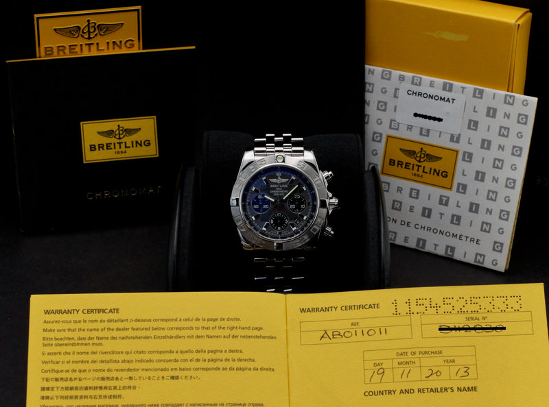 Breitling Chronomat AB0110 - 2013 - Breitling horloge - Breitling kopen - Breitling heren horloge - Trophies Watches