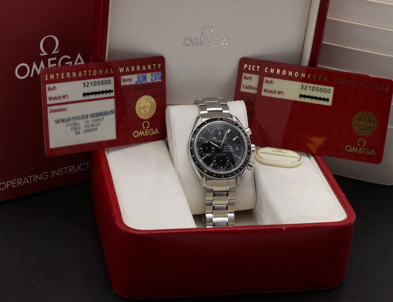 Omega Speedmaster 3210.50 - 2012 - Omega horloge - Omega kopen - Omega heren horloges - Trophies Watches