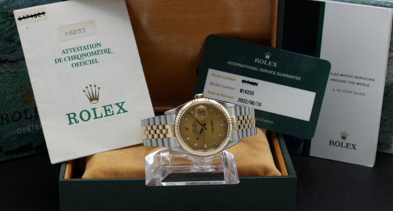 Rolex Datejust 16233G - 1994 - Rolex horloge - Rolex kopen - Rolex heren horloge - Trophies Watches