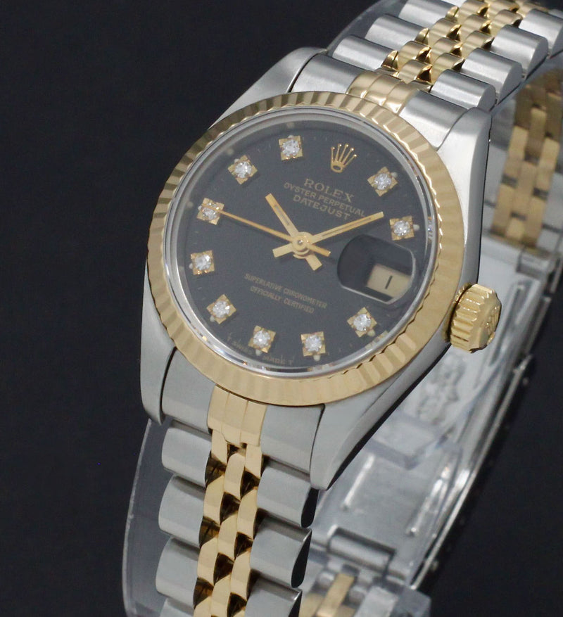 Rolex Lady-Datejust 69173G - 1992 - Rolex horloge - Rolex kopen - Rolex dames horloge - Trophies Watches