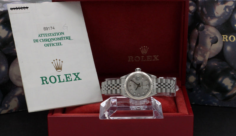 Rolex Oyster Perpetual Lady Datejust 69174G - 1998 - Rolex horloge - Rolex kopen - Rolex dames horloge - Trophies Watches