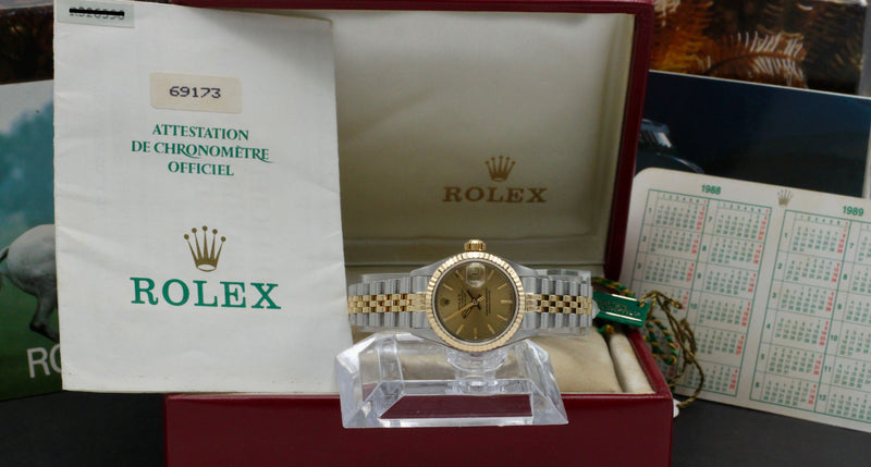 Rolex Lady-Datejust 69173 - 1988 - Rolex horloge - Rolex kopen - Rolex dames horloge - Trophies Watches