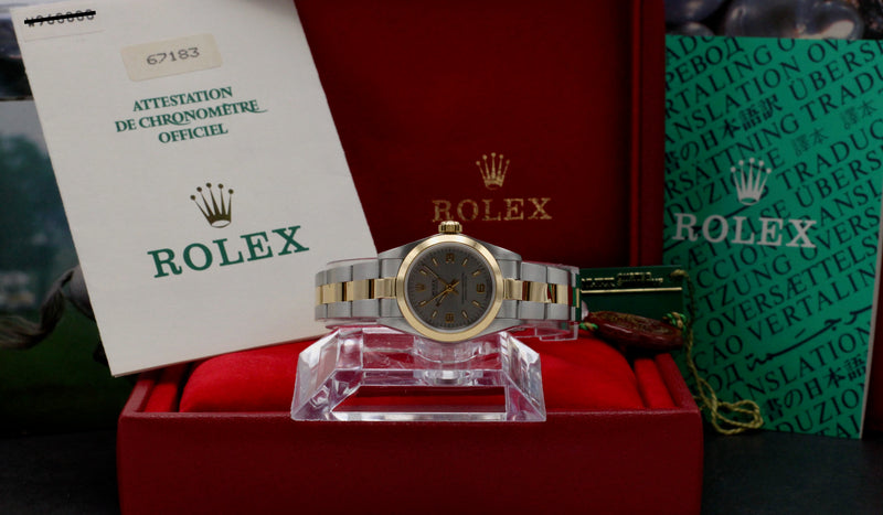 Rolex Oyster Perpetual 67183 - 1995 - Rolex horloge - Rolex kopen - Rolex dames horloge - Trophies Watches