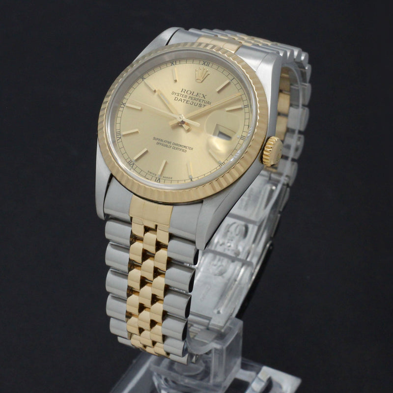 Rolex Datejust 16233 - 2001 - Rolex horloge - Rolex kopen - Rolex heren horloge - Trophies Watches