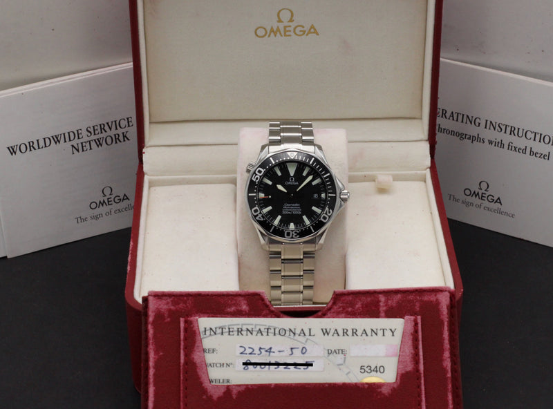 Omega Seamaster 2254.50 - 2006 - Omega horloge - Omega kopen - Omega heren horloge - Trophies Watches