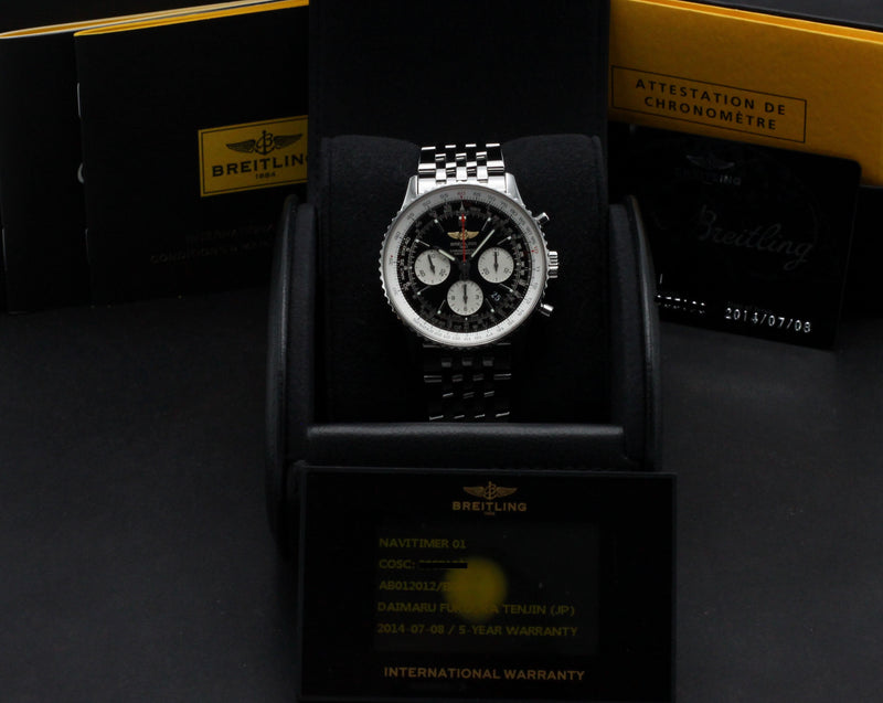 Breitling Navitimer 01 AB0120 - 2014 - Breitling horloge - Breitling kopen - Breitling heren horloge - Trophies Watches