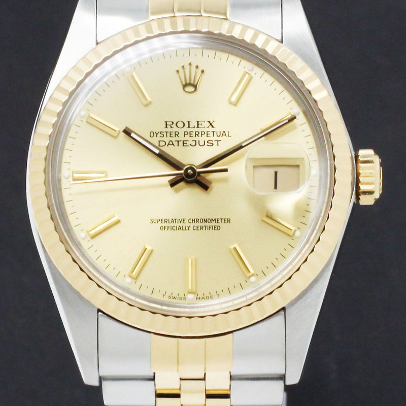 Rolex Datejust 16013 - 1986 - Rolex horloge - Rolex kopen - Rolex heren horloge - Trophies Watches