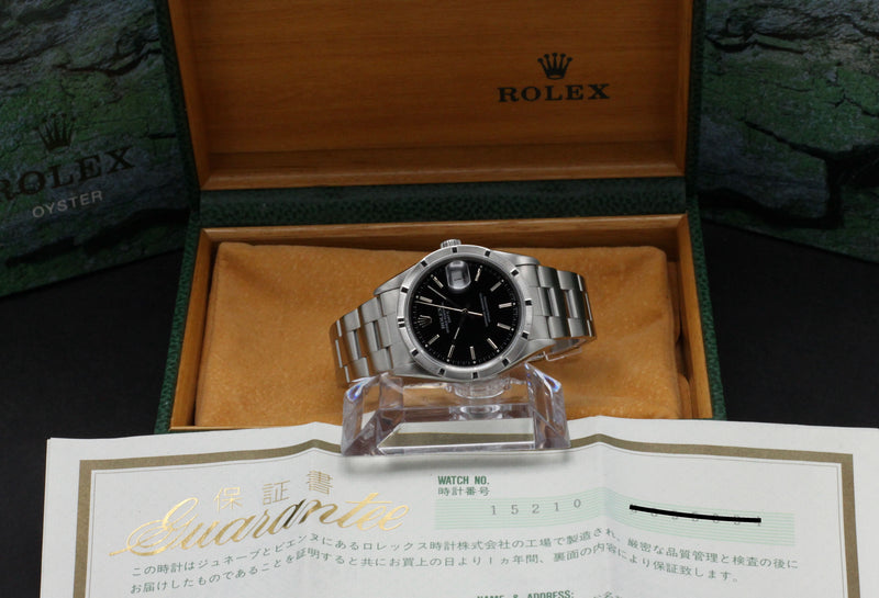 Rolex Oyster Perpetual Date 15210 - 1998 - Rolex horloge - Rolex kopen - Rolex heren horloge - Trophies Watches