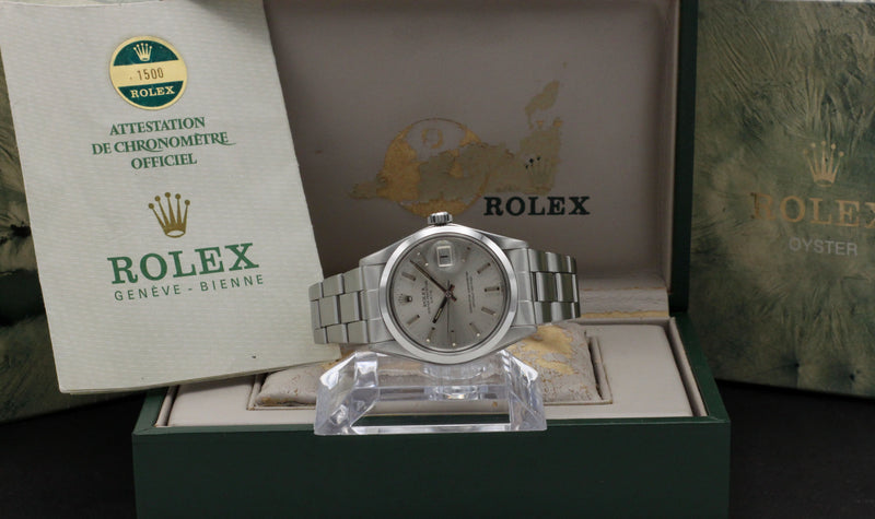 Rolex Oyster Perpetual Date 1500 - 1975 - Rolex horloge - Rolex kopen - Rolex heren horloge - Trophies Watches