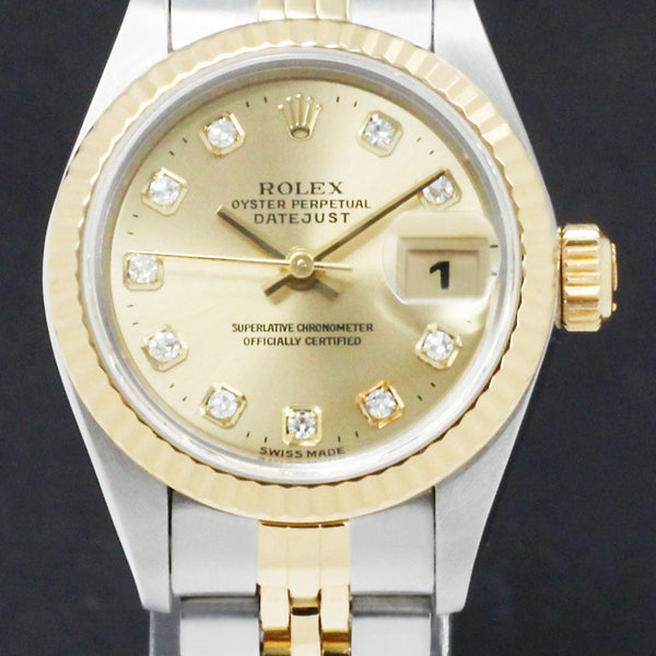 Rolex Lady-Datejust 69173G - 1998 - Rolex horloge - Rolex kopen - Rolex dames horloge - Trophies Watches