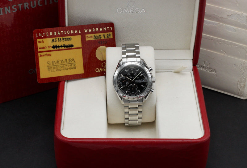 Omega Speedmaster 3513.50.00 - 2005 - Omega horloge - Omega kopen - Omega heren horloge - Trophies Watches