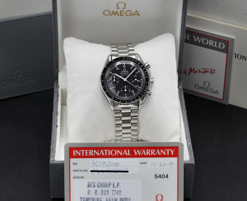 Omega Speedmaster Reduced 3510.50.00 - 1993 - Omega horloge - Omega kopen - Omega heren horloge - Trophies Watches