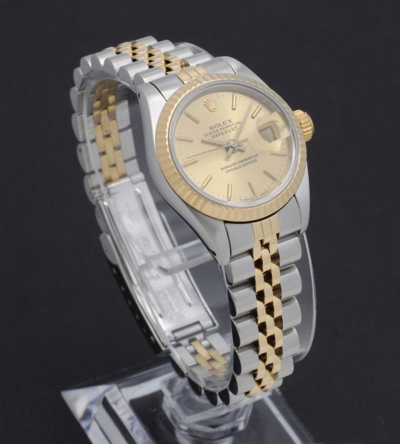 Rolex Lady-Datejust 69173 - 1988 - Rolex horloge - Rolex kopen - Rolex dames horloge - Trophies Watches