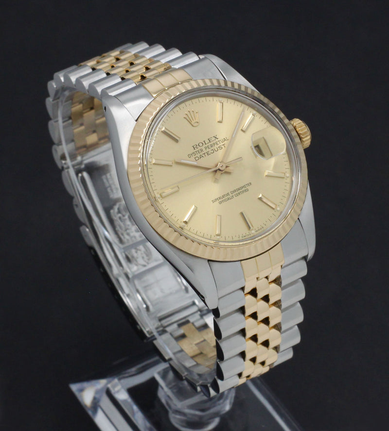 Rolex Datejust 16013 - 1987 - Rolex horloge - Rolex kopen - Rolex heren horloge - Trophies Watches