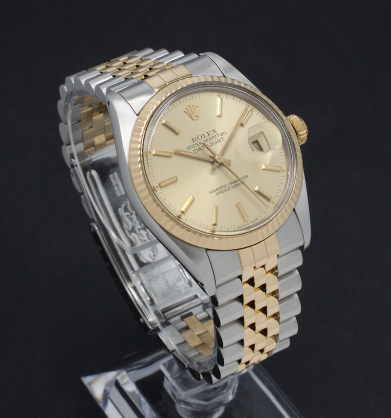 Rolex Datejust 16013 - 1985 - Rolex horloge - Rolex kopen - Rolex heren horloge - Trophies Watches