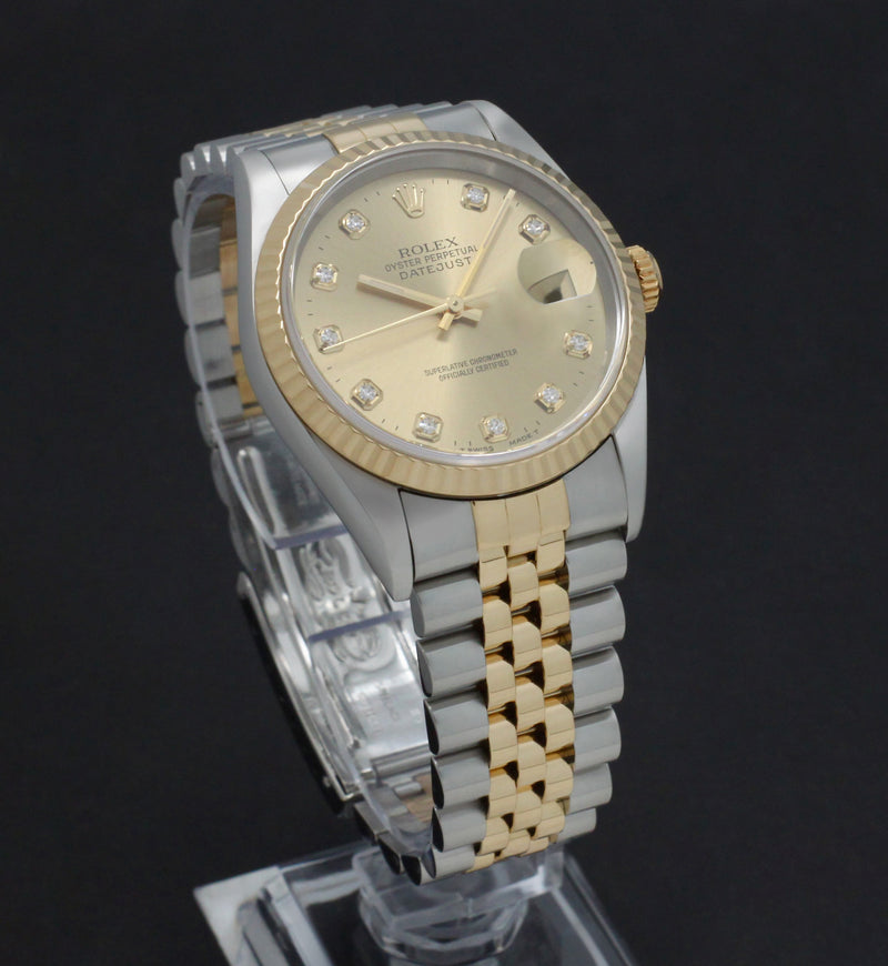 Rolex Datejust 16233G - 1995 - Rolex horloge - Rolex kopen - Rolex heren horloge - Trophies Watches