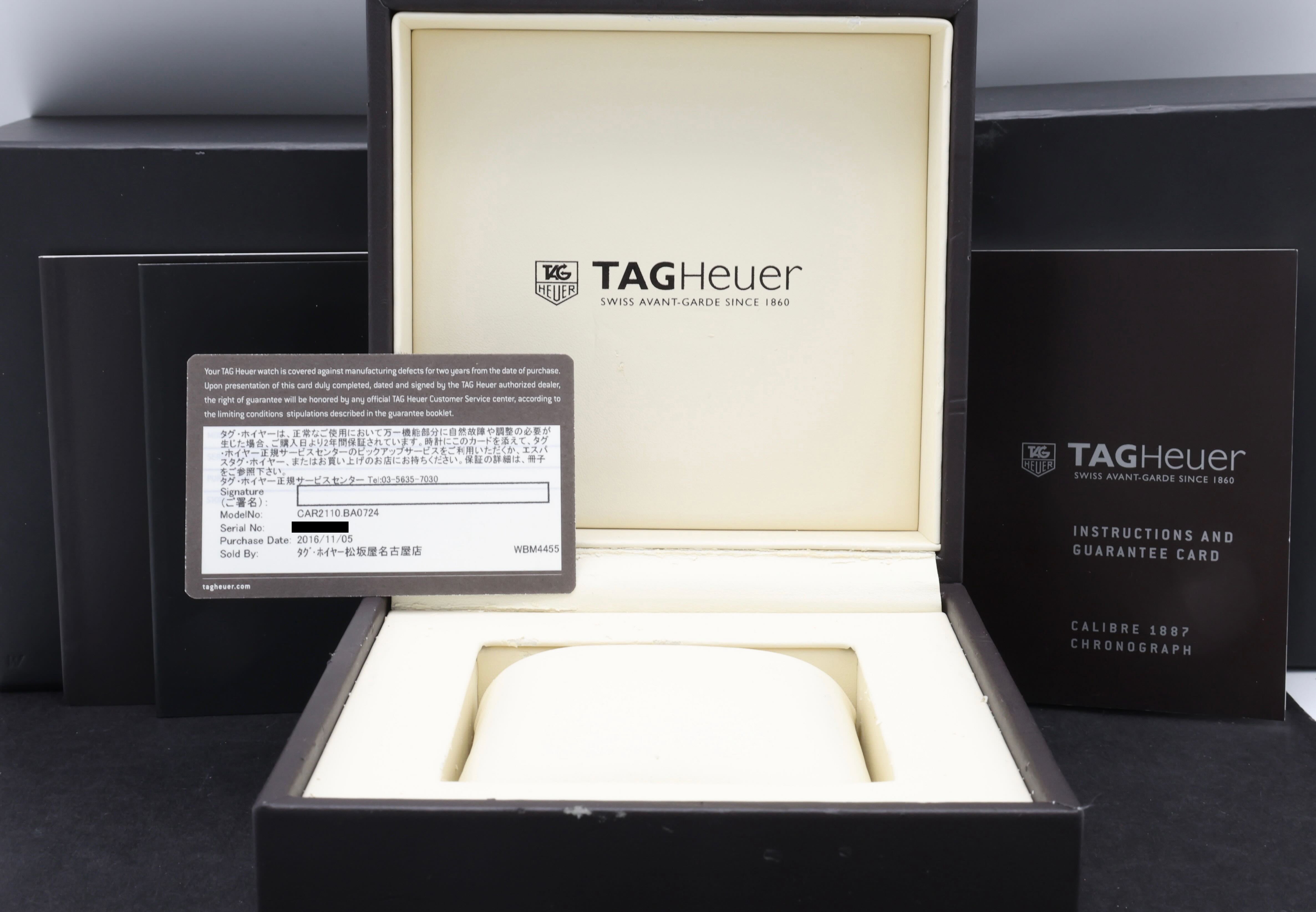 TAG Heuer Carrera CAR2110.BA0724 - 2016 - TAG Heuer horloge - TAG Heuer kopen - TAG Heuer heren horloge - Trophies Watches