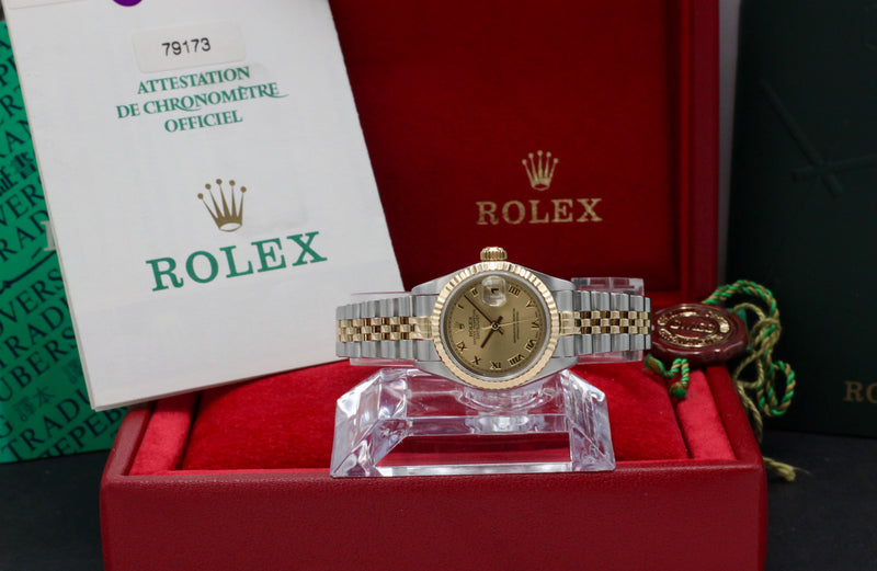 Rolex Lady-Datejust 79173 - 2000 - Rolex horloge - Rolex kopen - Rolex dames horloge - Trophies Watches