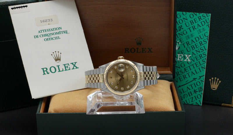 Rolex Datejust 16233G - 1995 - Rolex horloge - Rolex kopen - Rolex heren horloge - Trophies Watches