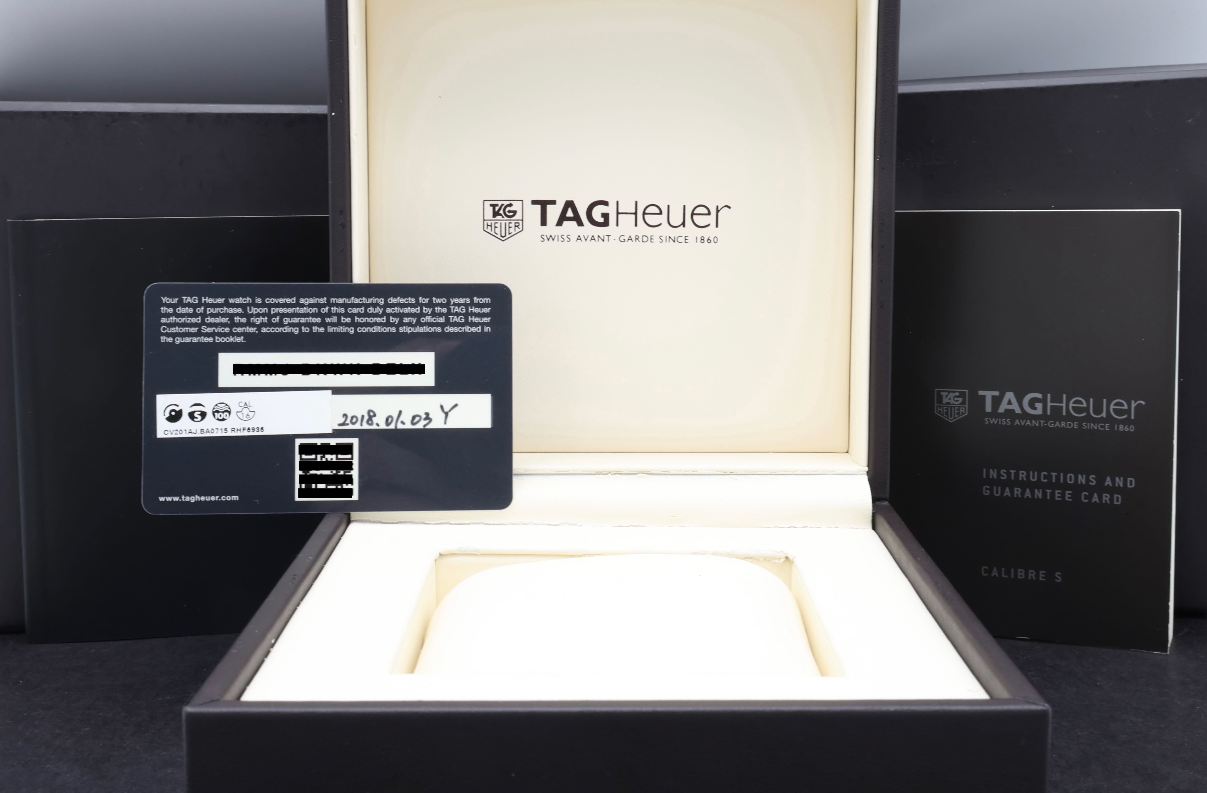 TAG Heuer Carrera CV201AK - 2016 - TAG Heuer horloge - TAG Heuer kopen - TAG Heuer heren horloge - Trophies Watches