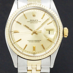 Rolex Datejust 1601 - 1970 - goud/staal - two/tone - Rolex horloge - Rolex kopen - Rolex heren horloge - Trophies Watches