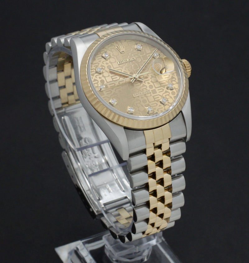 Rolex Datejust 16233G - 2003 - Rolex horloge - Rolex kopen - Rolex heren horloge - Trophies Watches