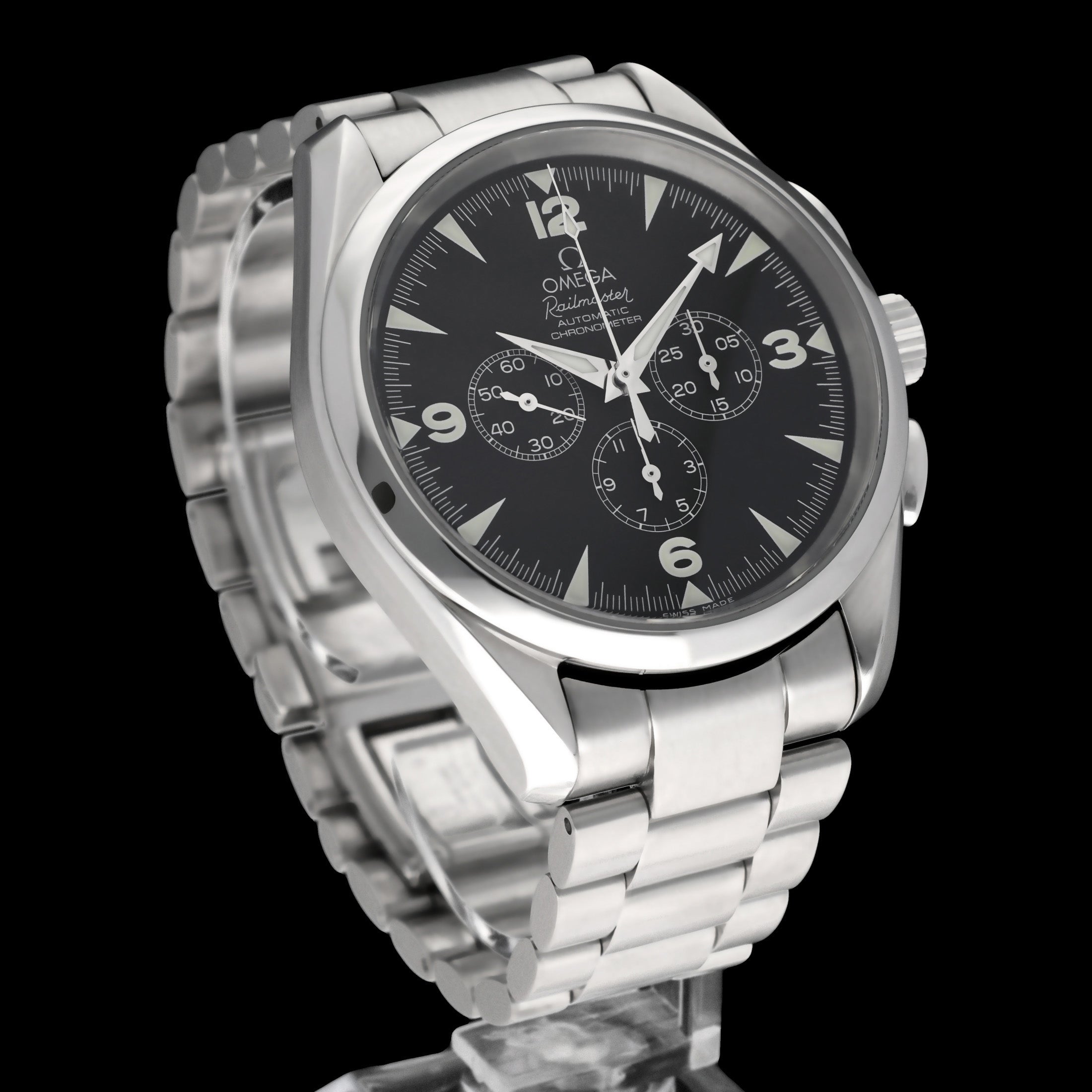 Omega Seamaster Railmaster chronograph 2512.52.00 - 2006 - Omega horloge - Omega kopen - Omega heren horloge - Trophies Watches