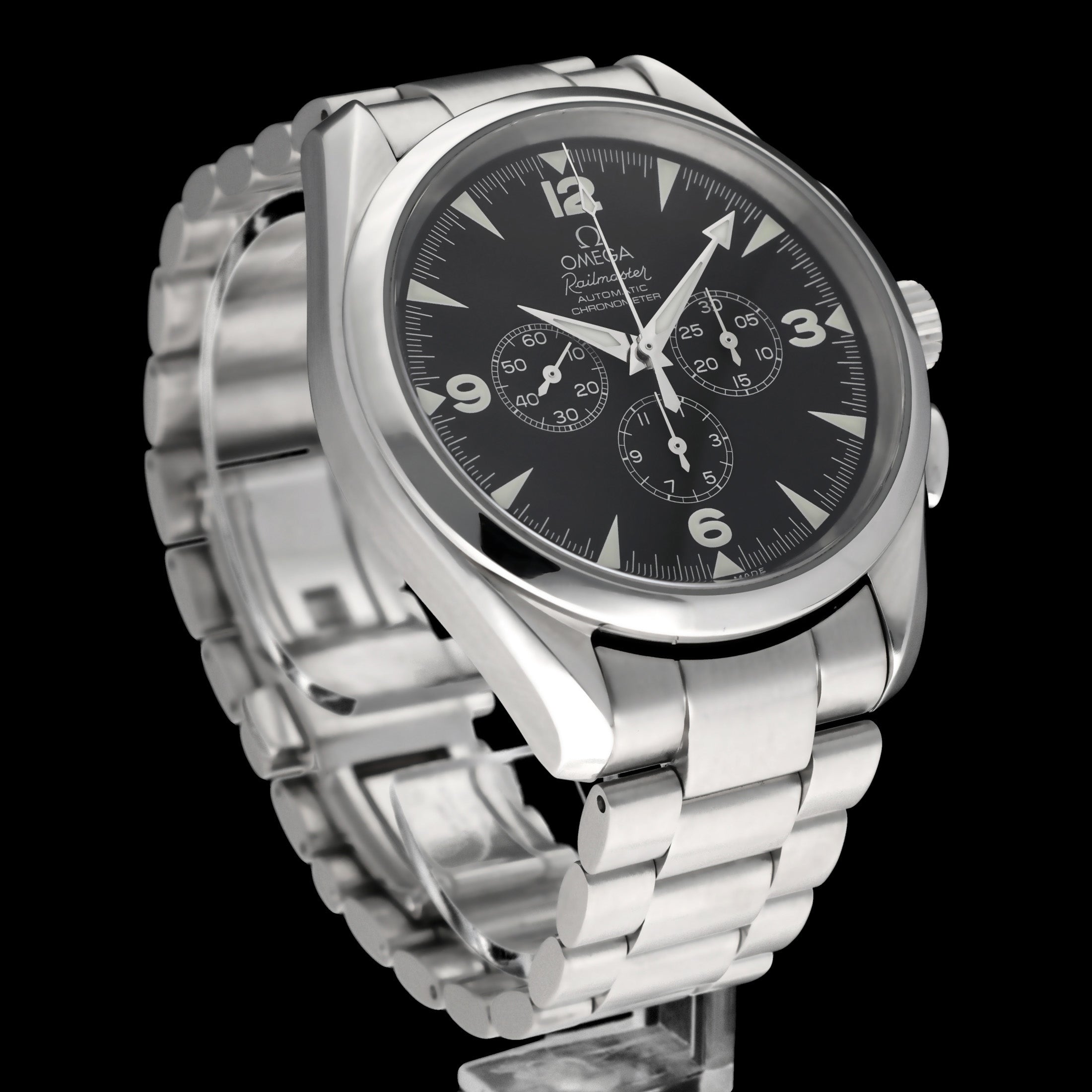 Omega Seamaster Railmaster chronograph 2512.52.00 - 2006 - Omega horloge - Omega kopen - Omega heren horloge - Trophies Watches