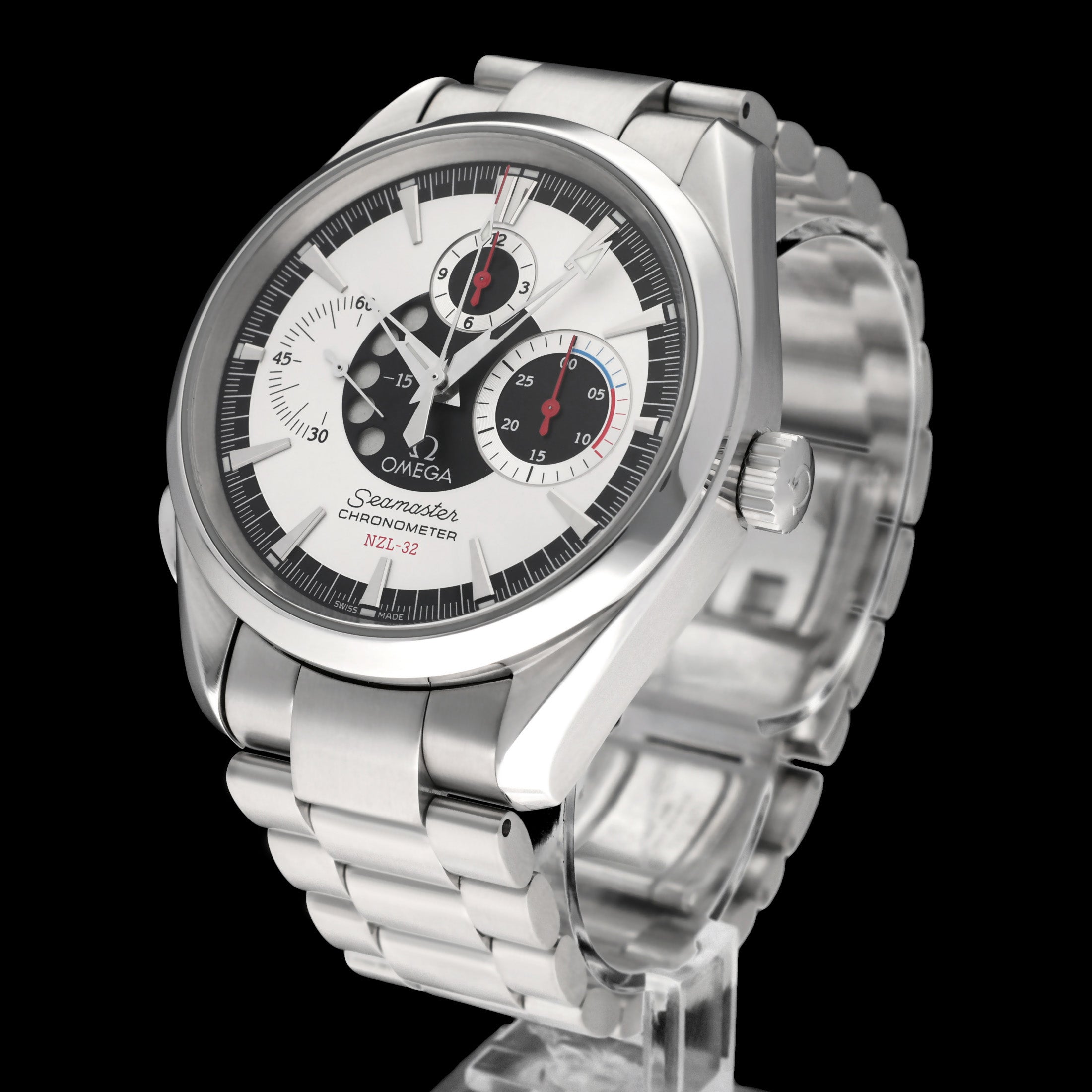 Omega Seamaster Aqua Terra Nzl-32 Chronograph 2513.30.00 - 2007 - Omega horloge - Omega kopen - Omega heren horloge - Trophies Watches