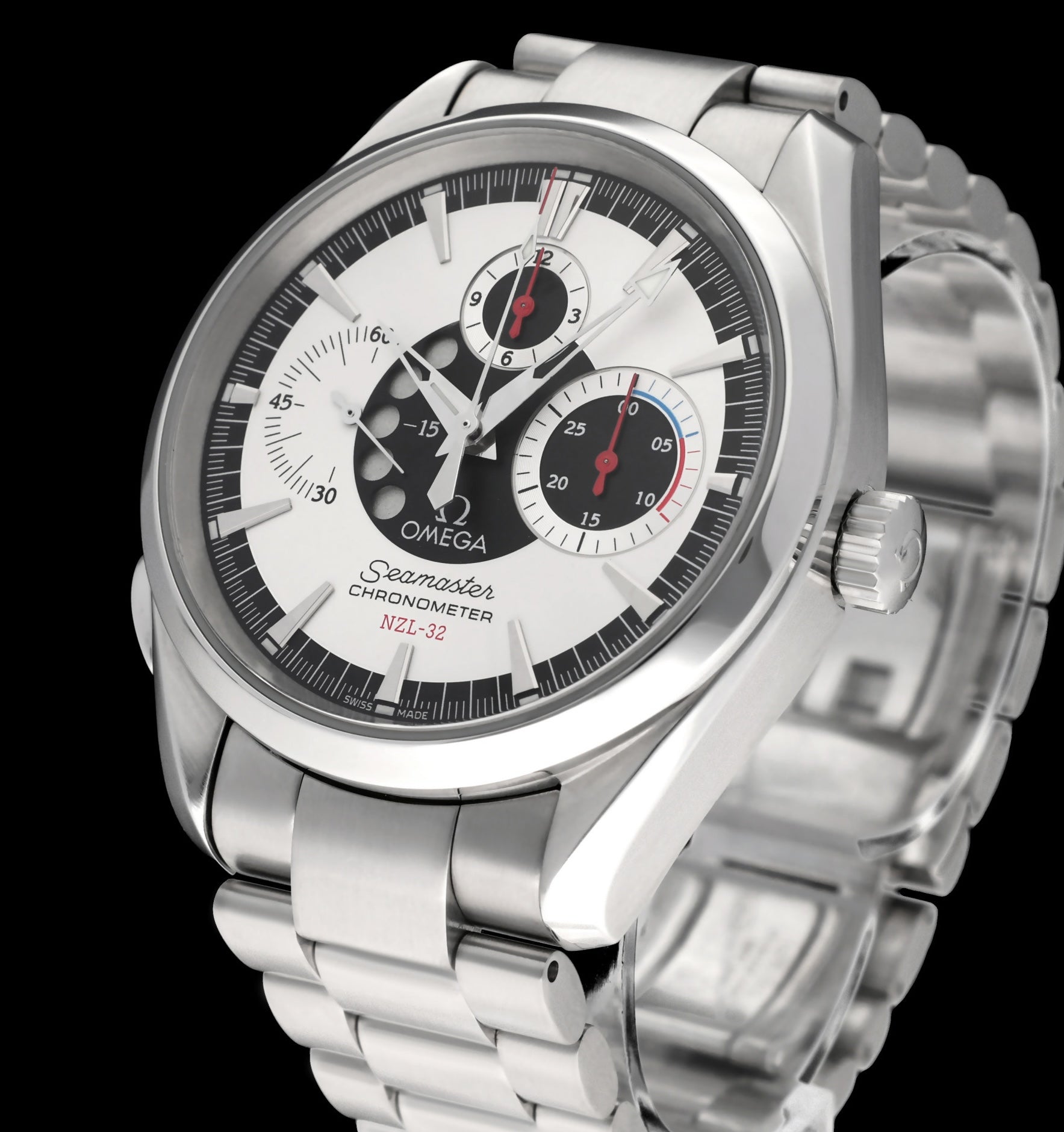 Omega Seamaster Aqua Terra Nzl-32 Chronograph 2513.30.00 - 2007 - Omega horloge - Omega kopen - Omega heren horloge - Trophies Watches