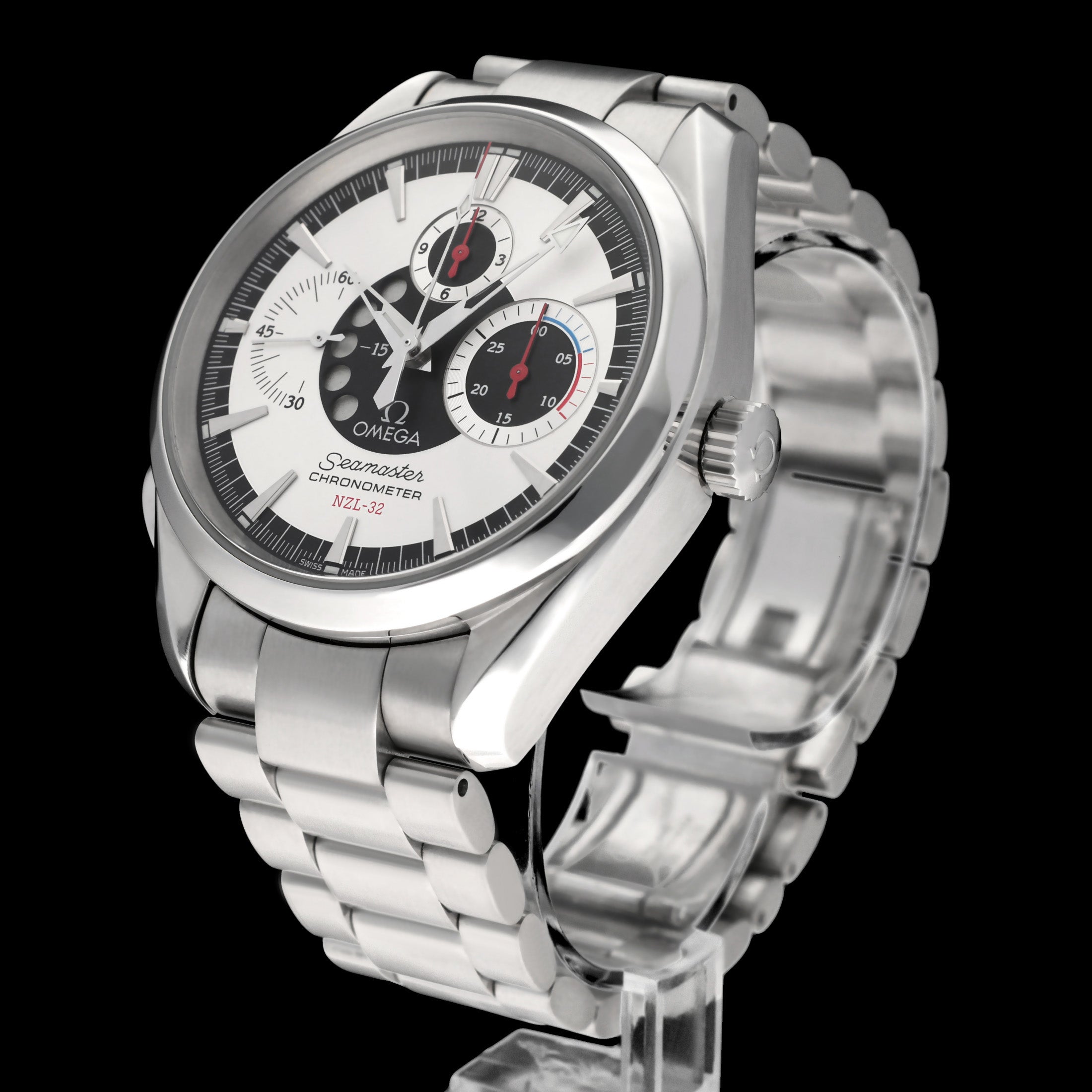 Omega Seamaster Aqua Terra Nzl-32 Chronograph 2513.30.00 - 2007 - Omega horloge - Omega kopen - Omega heren horloge - Trophies Watches