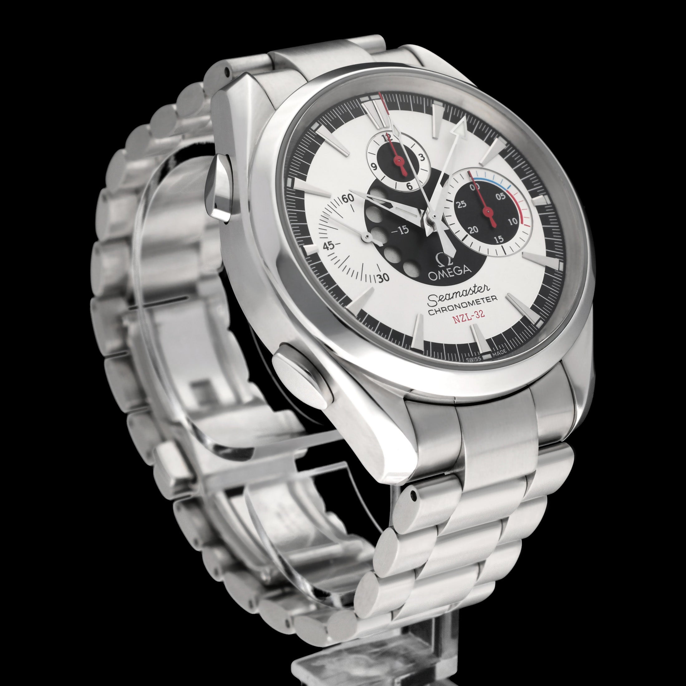 Omega Seamaster Aqua Terra Nzl-32 Chronograph 2513.30.00 - 2007 - Omega horloge - Omega kopen - Omega heren horloge - Trophies Watches