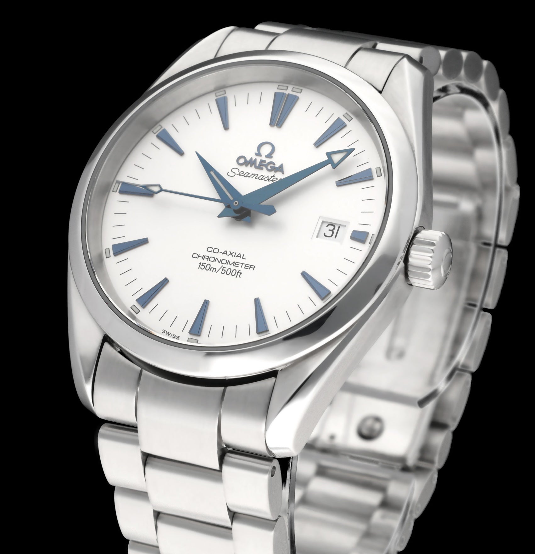 Omega Seamaster Aqua Terra 2503.33.00 - 2005 - Omega horloge - Omega kopen - Omega heren horloge - Trophies Watches