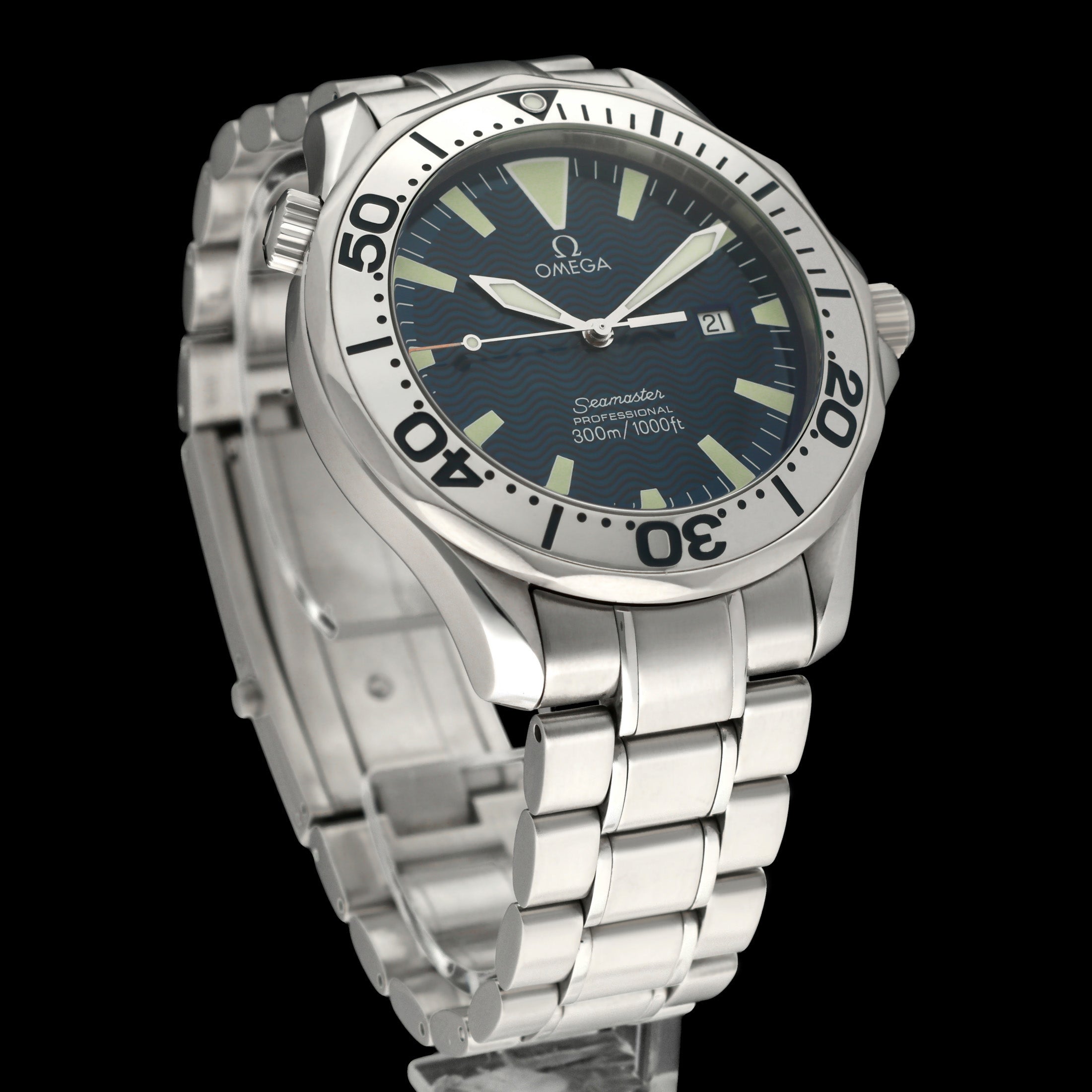 Omega Seamaster Diver 300 M 2265.80.00 - 1998 - Omega horloge - Omega kopen - Omega heren horloge - Trophies Watches