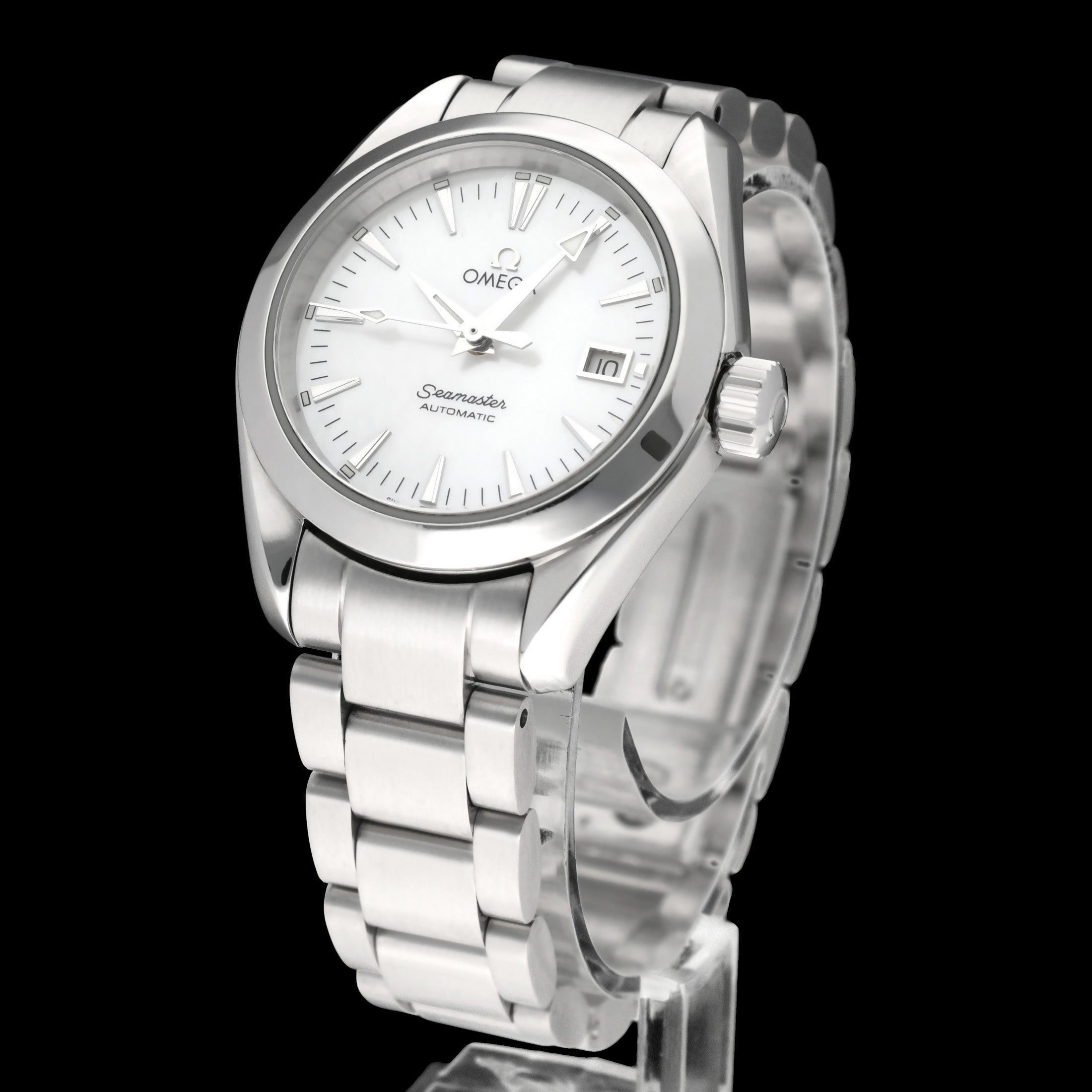Omega Seamaster Aqua Terra 2573.70.00 - 2005 - Omega horloge - Omega kopen - Omega dames horloge - Trophies Watches