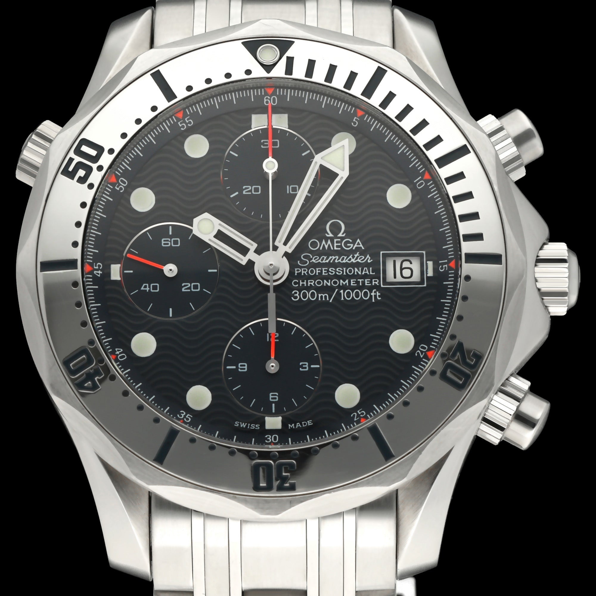 Omega Seamaster Diver 300 M 2589.30.00 - 2000 - Omega horloge - Omega kopen - Omega heren horloge - Trophies Watches