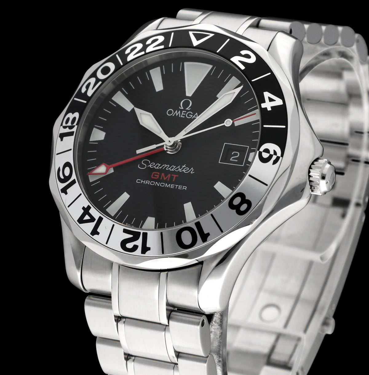 Omega Seamaster 2234.50 GMT 300M - 2007 - Omega horloge - Omega kopen - Omega heren horloge - Trophies Watches