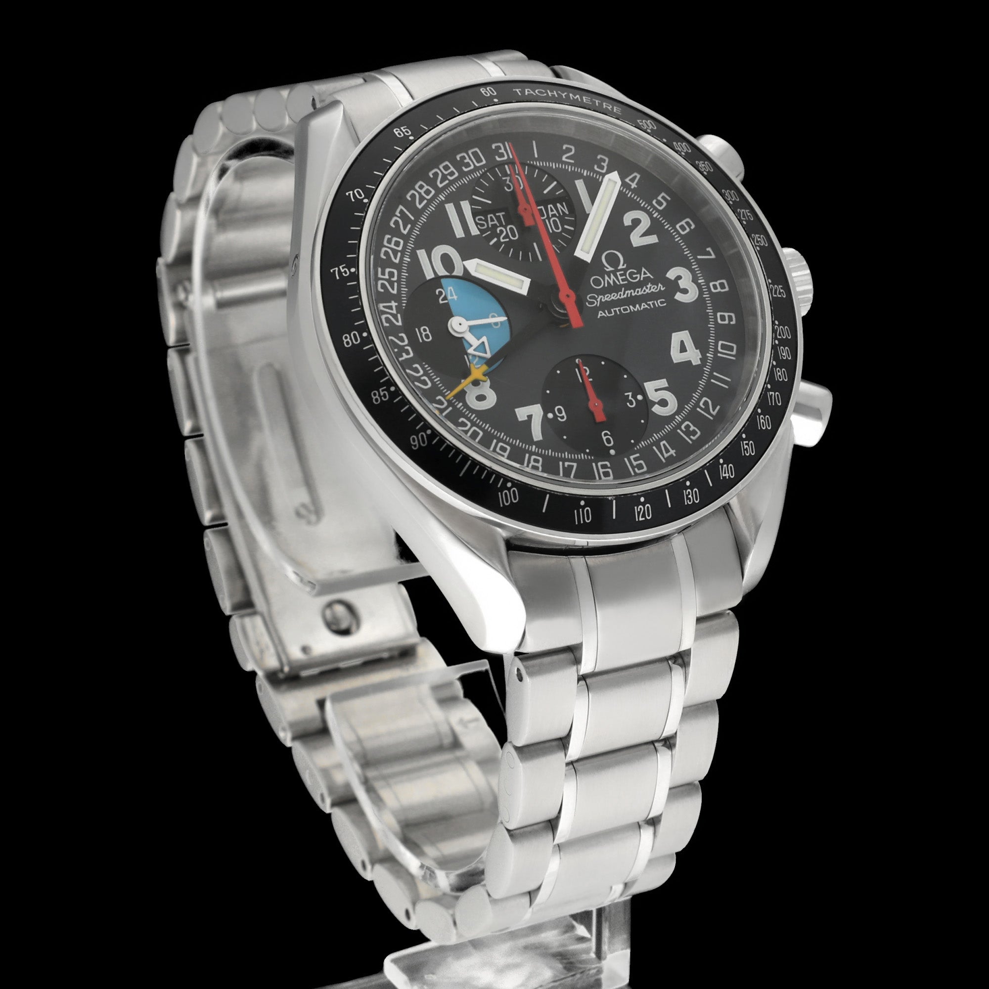 Omega Speedmaster Day Date 3520.53.00 - 1995 - Omega horloge - Omega kopen - Omega heren horloge - Trophies Watches