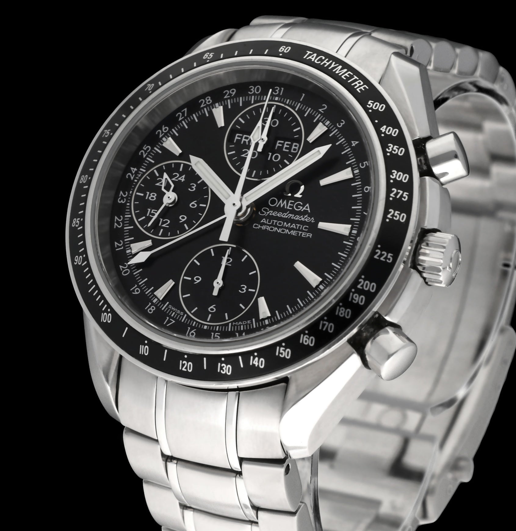Omega Speedmaster Day Date 3220.50.00 - 2007 - Omega horloge - Omega kopen - Omega heren horloge - Trophies Watches