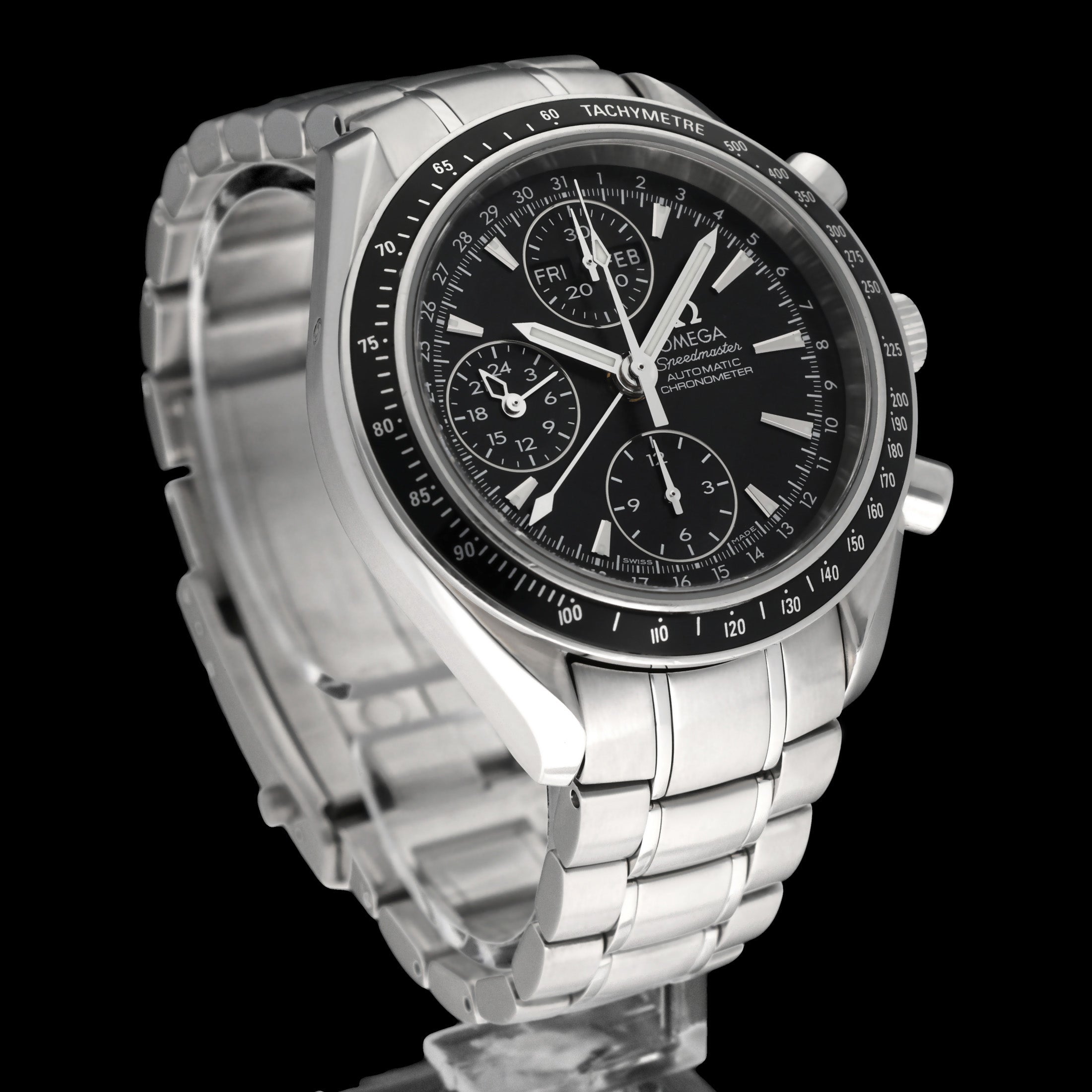 Omega Speedmaster Day Date 3220.50.00 - 2007 - Omega horloge - Omega kopen - Omega heren horloge - Trophies Watches