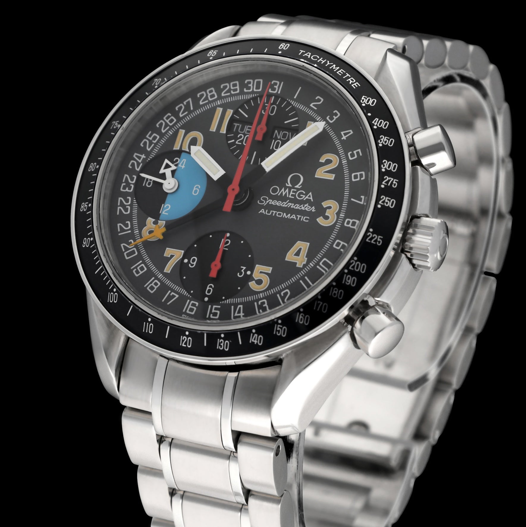 Omega Speedmaster Day Date 3520.53.00 - 2004 - Omega horloge - Omega kopen - Omega heren horloge - Trophies Watches