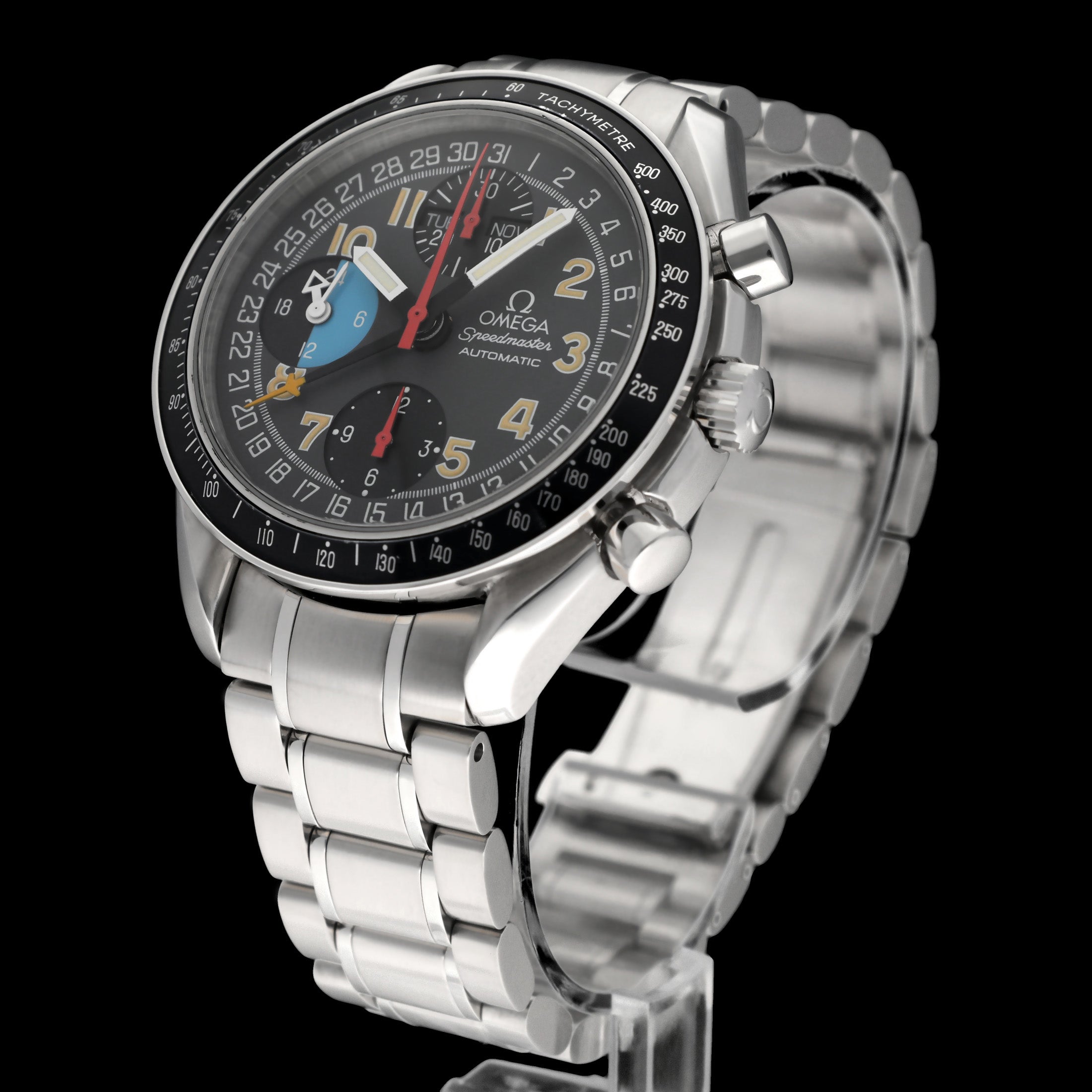 Omega Speedmaster Day Date 3520.53.00 - 2004 - Omega horloge - Omega kopen - Omega heren horloge - Trophies Watches