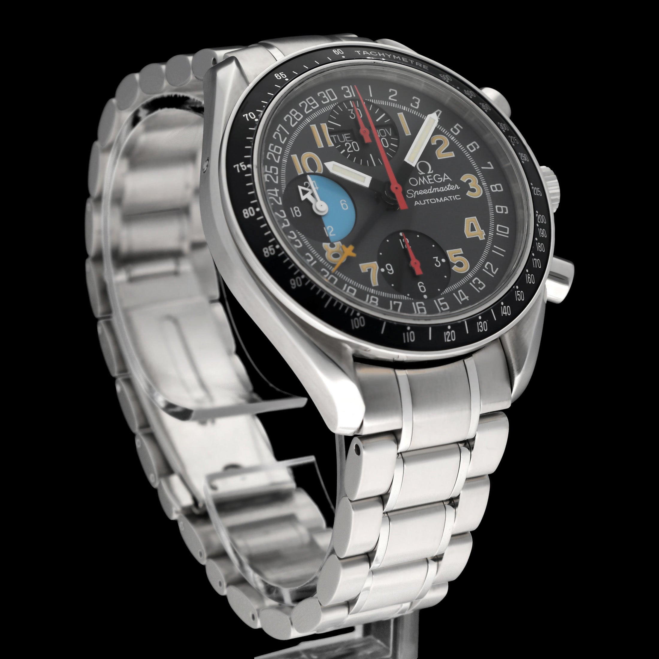 Omega Speedmaster Day Date 3520.53.00 - 2004 - Omega horloge - Omega kopen - Omega heren horloge - Trophies Watches