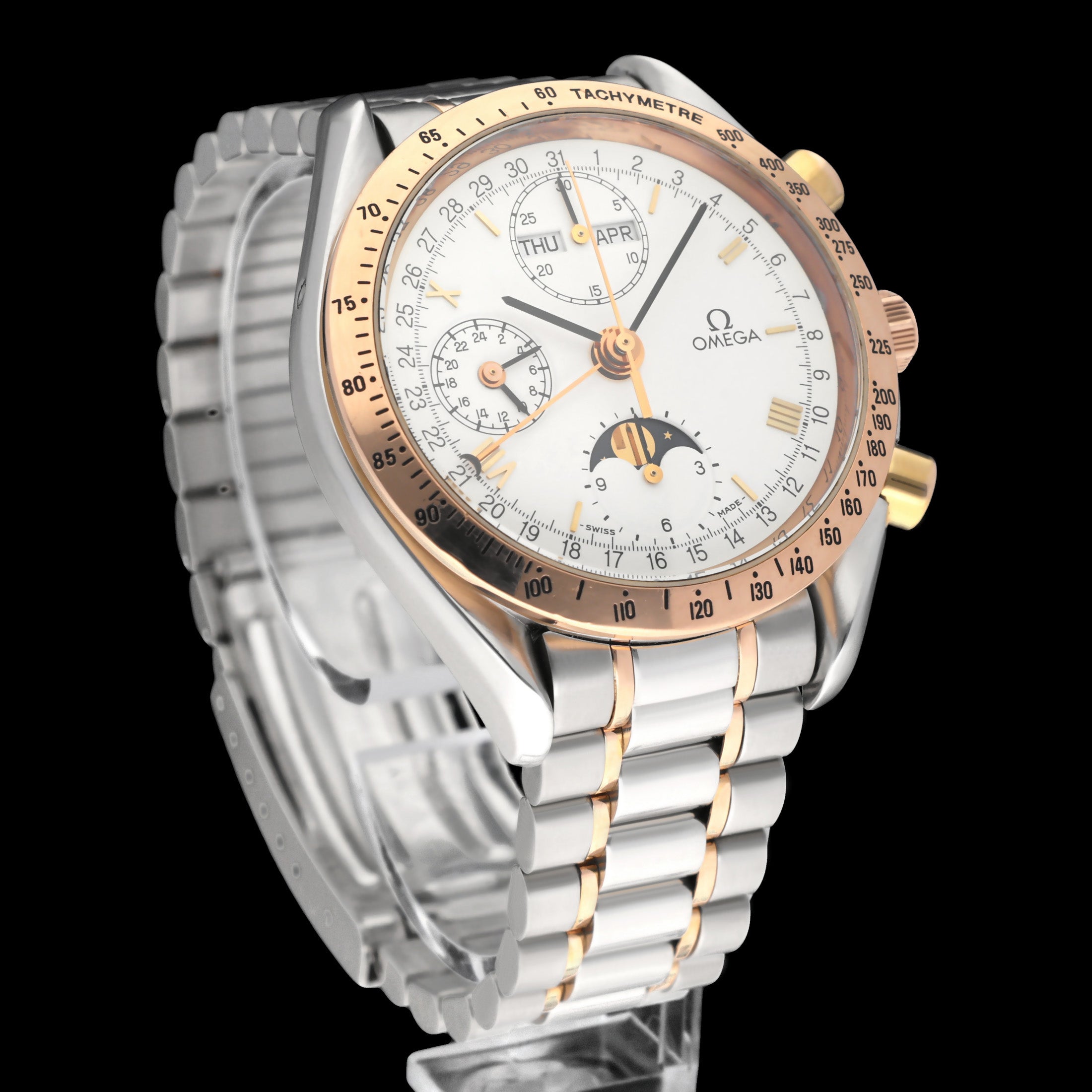 Omega Triple Date Moon Phase 3336.20 - 1994 - Omega horloge - Omega kopen - Omega heren horloge - Trophies Watches