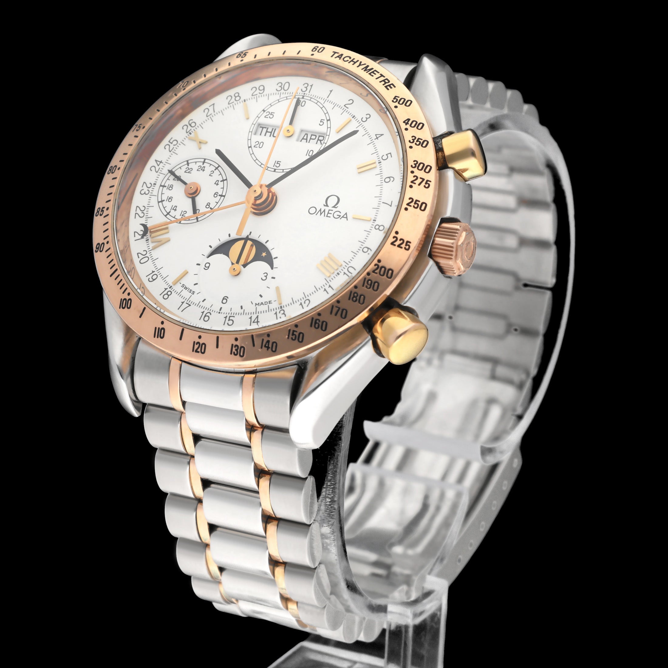 Omega Triple Date Moon Phase 3336.20 - 1994 - Omega horloge - Omega kopen - Omega heren horloge - Trophies Watches
