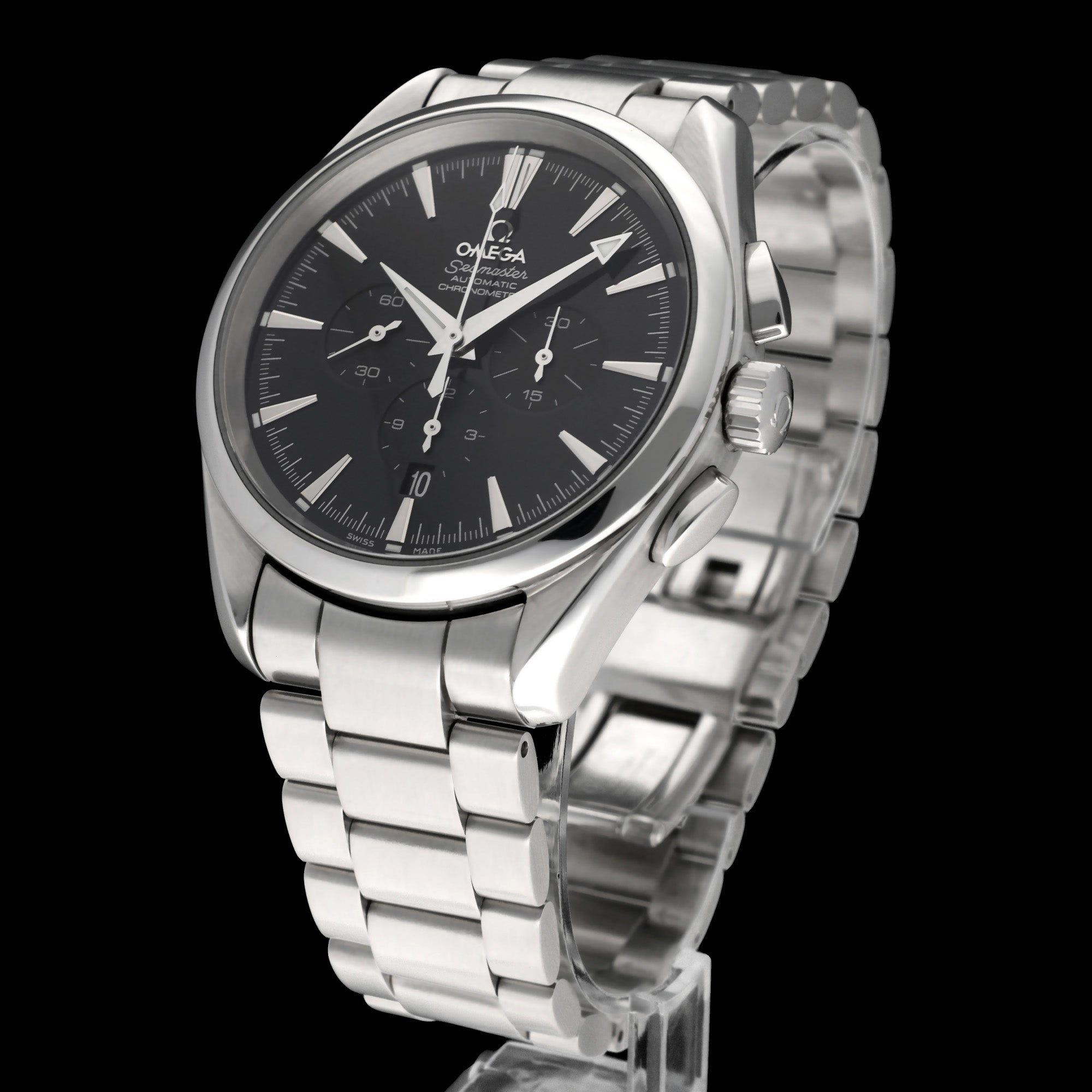 Omega Seamaster Aqua Terra Chronograph 2512.50.00 - 2007 - Omega horloge - Omega kopen - Omega heren horloge - Trophies Watches